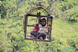 Gondola Barang Girpasang Klaten Tetap Diminati Pengunjung Meski Sudah Ada Gondola Khusus Penumpang
