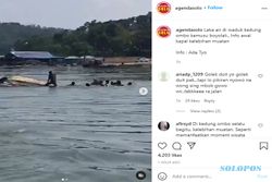 Perahu Wisata di Waduk Kedung Ombo Kemusu Boyolali Tenggelam Diduga Kelebihan Muatan