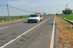 Jalanan Wonogiri Sepi Nyenyet pada H-1 Lebaran 2021