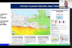 BPBD Sebut 8 Kabupaten di Jawa Timur Rawan Tsunami Kategori Tinggi
