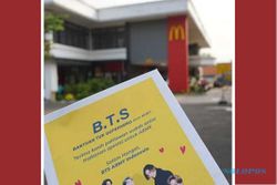 Rela Antre BTS Meal McD, Army BTS Sumbang Ojol Makanan