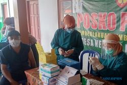 Jemput Bola Vaksinasi di Sukodono , Animo Warga Menggembirakan