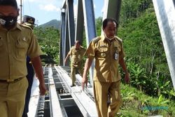 Bupati Banjarnegara Cek Pembangunan Jembatan Plipiran Akses Wisata Dieng