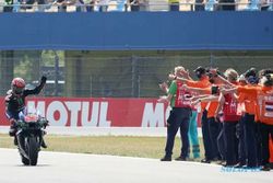 Rossi Kecelakaan, Quartararo Juarai MotoGP di Belanda