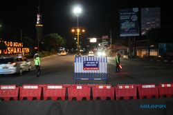 Covid-19 Menurun, Jalan Protokol Pusat Kota Klaten Tetap Rutin Ditutup