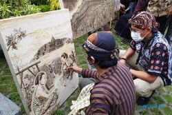 Wawan Geni Bermodal Obat Nyamuk Bakar Bikin Lukisan Borobudur
