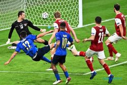 Italia 2-1 Austria: Butuh Babak Tambahan, Pemain Cadangan Loloskan Azzurri ke Perempat Final