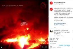 Video Kebakaran Pasar Sukorejo Kendal, Asap Membubung Tinggi