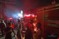 Penyebab Kebakaran Toko Besi Rojo Kawasan Tugu Lilin Pajang Solo Masih Diselidiki