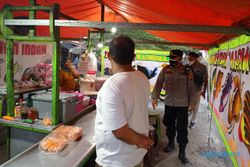 18 Pedagang Langgar Aturan PPKM di Kawasan Kuliner Colomadu, Ini Sanksinya