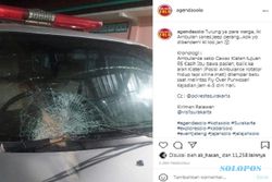Ambulans PC Muhammadiyah Klaten Ternyata Sudah 2 Kali Dilempari Batu