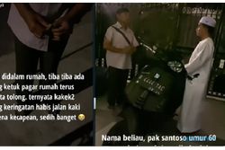 Kehabisan Bekal di Jakarta, Pria Tua Asal Tegal ini Memelas Minta Makan Kepada Taqy Malik