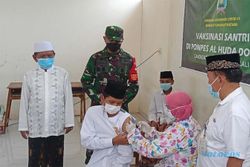 Serbuan Vaksin Covid-19 Oleh TNI dan Polri Sasar 1.000 Santri di Boyolali