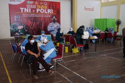 500 Mahasiswa Jadi Sasaran Vaksinasi Covid-19 GMNI-Polri di GOR Manahan Solo