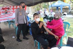 Jelang HUT Kemerdekaan RI, Vaksinasi Massal Polres Sragen Sasar 2.570 Orang