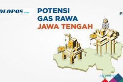 Peta Potensi Gas Rawa Jawa Tengah