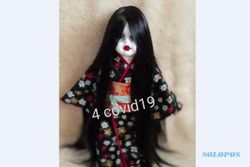 Dilelang untuk Bantu Satgas Covid-19, Boneka Geisha Ini Dibeli Wong Solo Rp1,55 Juta