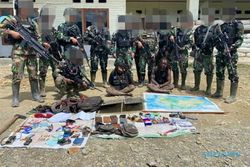 TNI Tangkap Anggota Separatis Pembakar Pesawat di Papua
