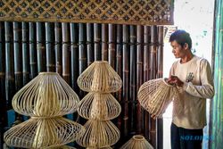 Lampu Bambu Karya Wong Kulonprogo Ini Sukses Tembus Pasar Jepang