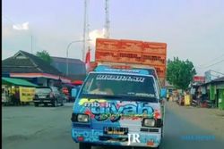 Video Viral Mobil Pikap Jalan Zigzag di Sumberlawang Sragen, Polisi Turun Tangan