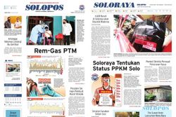 Solopos Hari Ini: Janji Jokowi tentang PTM hingga 4.600 Buruh Soloraya akan Disuntik Moderna