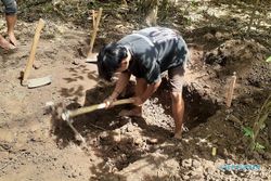 Struktur Batu Diduga Candi Ditemukan BPCB Jatim Di Kota Madiun