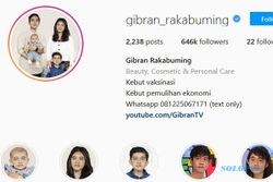 Akun Terverifikasi Instagram, Baru Punya Gibran di Antara Kepala Daerah Soloraya