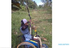 Perjuangan Atlet Difabel Panahan Wonogiri Menuju Peparnas Papua, Pernah Latihan Pakai Alat dari Bambu