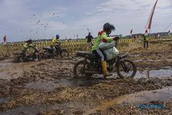 Keseruan Lomba Balap Motor Gabah, Ungkapan Syukur Panen Raya Padi di Batang Jawa Tengah