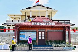 Presiden Joko Widodo Resmikan Bendungan Bendo di Ponorogo