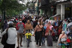Libur Akhir Pekan Kawasan Malioboro Yogyakarta Ramai