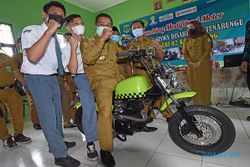 Inilah Motor Hasil Rancangan Dua Siswa Penyandang Tunarungu di Serang Banten