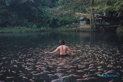 Liburan Murah Meriah di Umbul Senjoyo Salatiga, Berenang Sambil Menyantap Bakwan Jembak