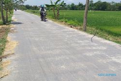 Jalan Cor Beton di Tanjung Klaten Mbledos, Camat Juwiring: Betonisasi Sudah Sesuai Spesifikasi