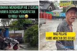 Kisah Sedih Pemulung Tua Berpenghasilan Rp10.000/Hari untuk Makan Sama Cucu