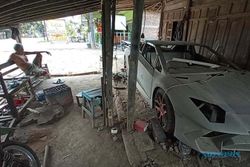 Kreatif, Lulusan SMK asal Tanon Sragen Sulap Mobil Sedan Jadi Lamborghini