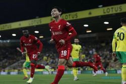 Norwich 0-3 Liverpool: Minamino Cetak Brace, The Reds ke Putaran Empat Piala Liga