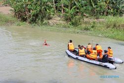 SAR Grobogan Berkumpul Di Sungai Serang, Bikin Warga Penasaran