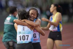 Tim Atletik Putri Jawa Tengah Pecahkan Rekor PON