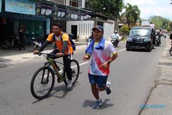 Mustakim Pesilat Klaten 11 Jam Lari Tuntaskan Nazar, Ini Foto-Fotonya