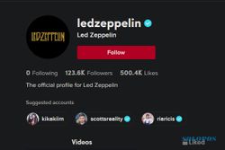 Wuede, Led Zeppelin Kini Main TikTok Lur..