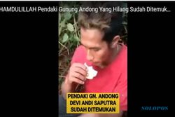 Sempat Dilaporkan Hilang, Pendaki Gunung Andong Ditemukan Selamat