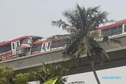 Kereta LRT Tabrakan Saat Uji Coba di Jakarta Timur, Tak Ada Korban Jiwa
