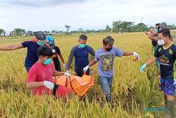 Penemuan Mayat di Persawahan Belakang SMKN 2 Sukoharjo Gegerkan Warga