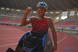Atlet Paralimpik Jateng asal Klaten Jaka Sriyana Raih Emas Peparnas XVI