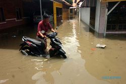 Curah Hujan Tinggi, Ratusan Rumah di Tegal Terendam Banjir