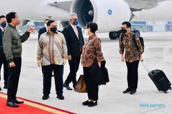 Foto-Foto Kedatangan Presiden di Tanah Air Tanpa Penyambutan Pejabat