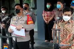Rektor UNS Solo Dampingi Polisi Umumkan Tersangka Kasus Diklat Menwa