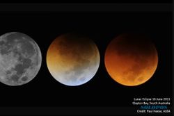 Berikut Daftar Link Nonton Gerhana Bulan Sebagian