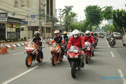 Astra Motor Jateng dan Komunitas Honda CBR Dukung Pebalap Indonesia
